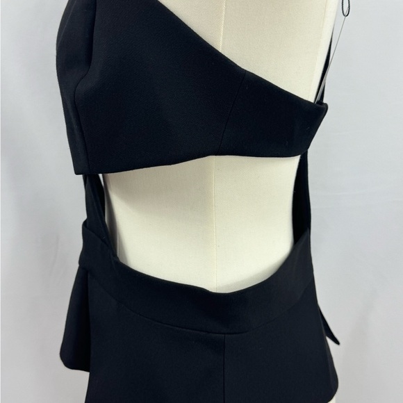 BCBG MaxAzria EVEE Black Cutout Sleeveless Top Size Small  NWT - Picture 9 of 14